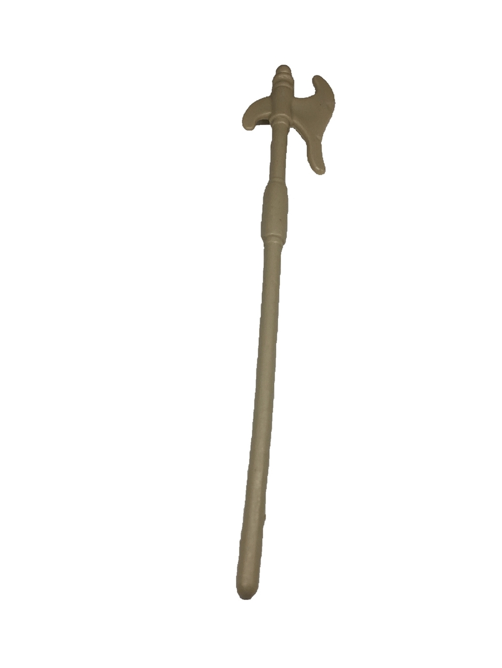 MOTU Vintage Tan Long Axe Castle Grayskull Weapons Rack Masters of the Universe